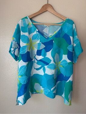 Escape by Habitat Maui Floral Relaxed Rayon Top